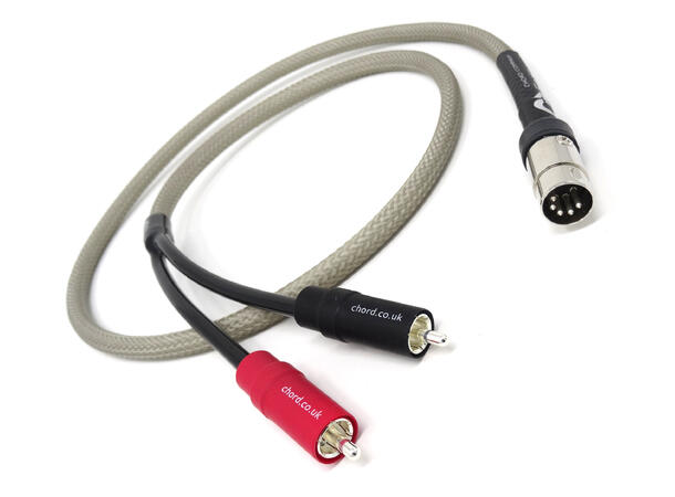 Chord EpicX 2RCA to 5DIN 1m Signalkabel DIN 